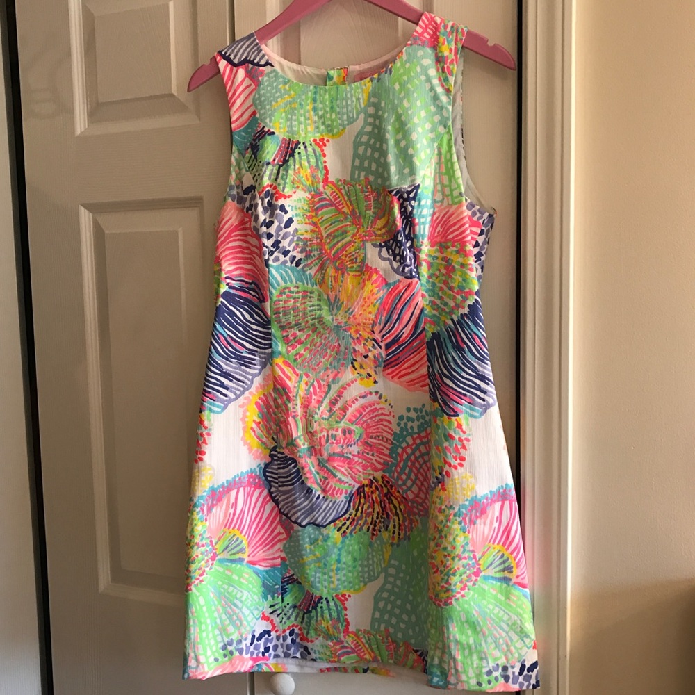 Lilly Pulitzer multicolor shift dress, size 8